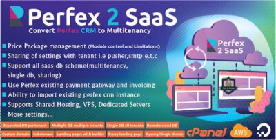 Perfex CRM SaaS Module - Transform Your Perfex CRM into a Powerful Multi-Tenancy Solution v0.3.0