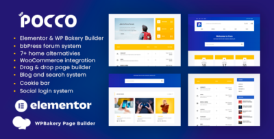 Pocco - bbPress Forum WordPress Theme