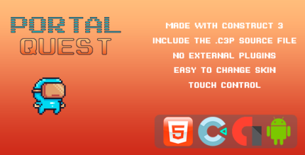 Portal Quest - Template for Construct 3