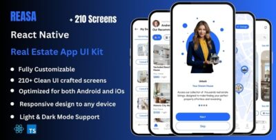 Reasa - Real Estate React Native Expo App Ui Kit