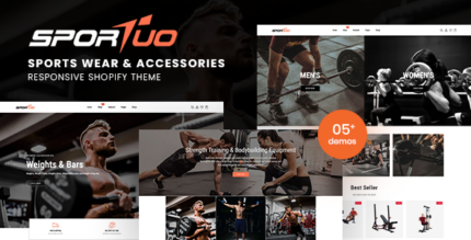 Sportuo - Sports Wear & Accessories Responsive Shopify Theme