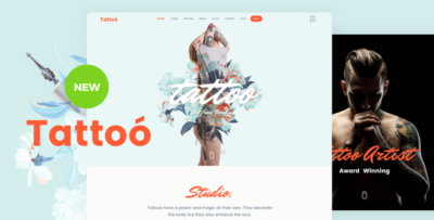 Tattoo - WordPress Theme v19.1