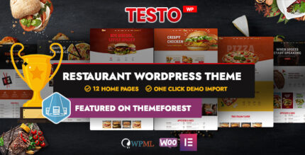 Testo - Restaurant Caffe WordPress Theme