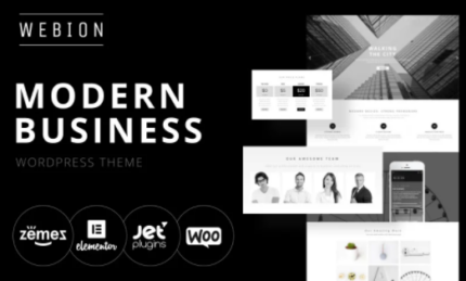 Webion - Minimal Elementor Multipurpose WordPress Theme