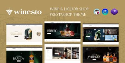 Winesto Elementor - Wine & Liquor Shop Prestashop Theme