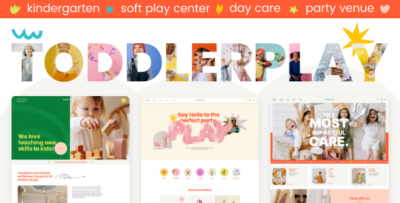 ToddlerPlay - Children and Kindergarten WordPress Theme