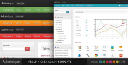 Adminique - Admin Template