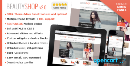 BeautyShop - Responsive OpenCart theme