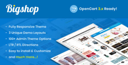 Bigshop - Responsive OpenCart Theme