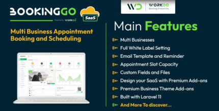 BookingGo SaaS - Multi Business Appointment Booking and Scheduling v4.0