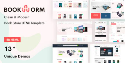 Bookworm - Bookstore & Bookshop eCommerce HTML Template