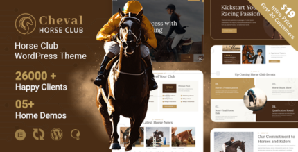 Cheval - Horse Club & Equestrian WordPress Theme