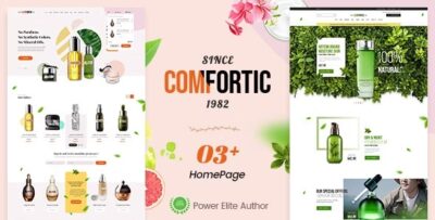 Comfortic - Clean Responsive Beauty & Cosmetic Shopify Theme