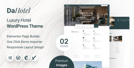 Dahotel - Luxury Hotel WordPress Theme