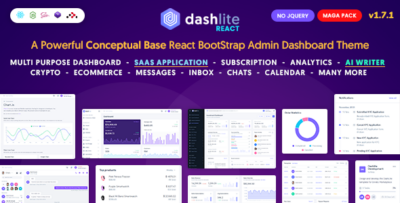 DashLite - React Admin Dashboard Template