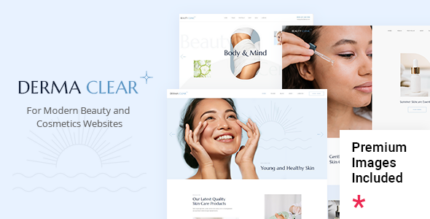 Derma Clear - Beauty Cosmetics & Skincare Theme