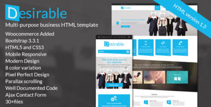 Desirable - The Multi-Purpose HTML5 Business Template