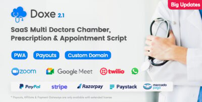 Doxe - SaaS Doctors Chamber, Prescription & Appointment Software