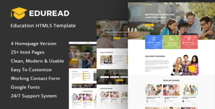 EduRead - Education HTML5 Template