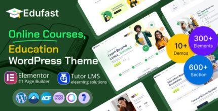 Edufast - Education & Online Course WordPress Theme