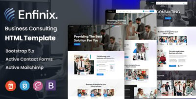 Enfinix - Business Consulting HTML Template