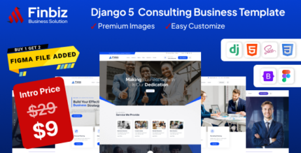 Finbiz – Django 5 - Consulting Business Template