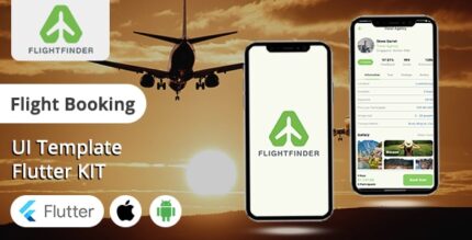 Flutter-Based Online Flight Ticket Booking App UI Kit