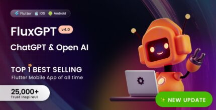 FluxGPT - Powerful ChatGPT, OpenAI Writing Assistant & Image Generator - Flutter Full App