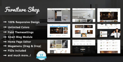 Furniture Shop - Interior Design PrestaShop Theme