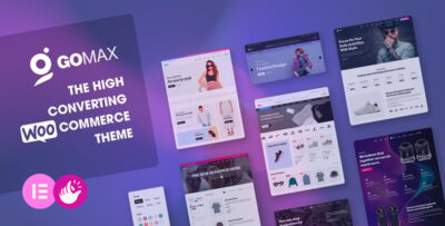 GOMAX - Elementor WooCommerce WordPress Theme