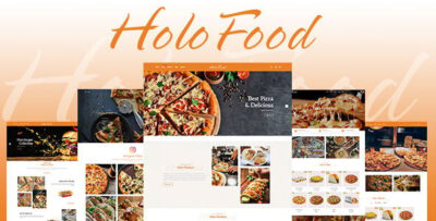 HoloFood - Fast Food & Restaurant Shopify Theme