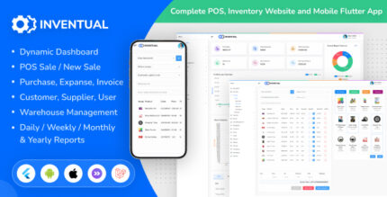 Inventual – Complete POS, Inventory Website and Mobile Flutter App