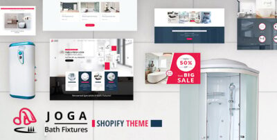 Joga Kitchen Store, Bathroom Furniture Shopify Theme