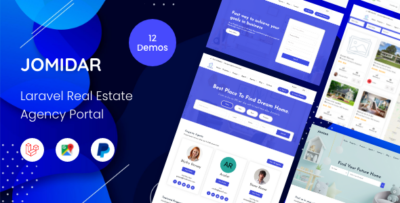 Jomidar - Laravel Real Estate Agency Portal