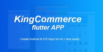 KingCommerce APP - Multi vendor eCommerce Android and IOS Flutter App