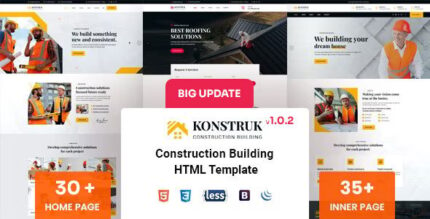 Konstruk - Construction HTML Template