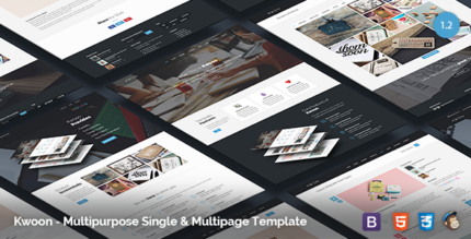 Kwoon - Multipurpose SingleMulti-page Template