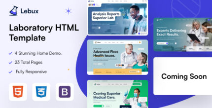 Labux - Laboratory & Science Research HTML5 Template