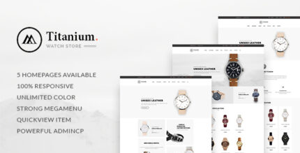 Leo Titanium Prestashop 1.6 & 1.7 Theme for Watches Store