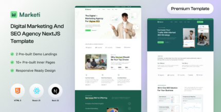 Marketi - SEO Digital Marketing NextJS Template