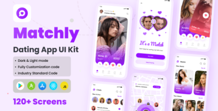 Matchly - Dating App React Native CLI Ui Kit