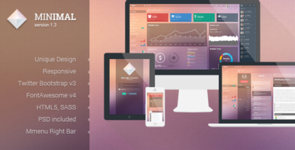 Minimal - Responsive Admin Template