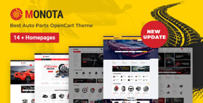 Monota - Auto Parts, Tools, Equipment and Accessories Store OpenCart Theme