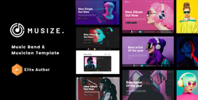 Musize - Music Band & Musician Template