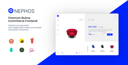 Nephos - Modern Bulma Ecommerce Frontend