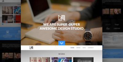 Nonus One Page Parallax HTML Portfolio