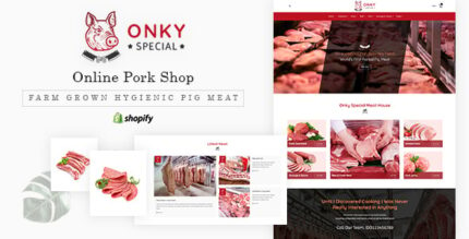 Onky Butcher, Food and Meat Shop Shopify Theme