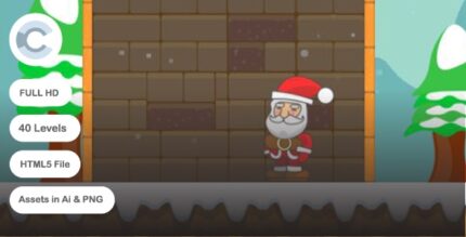 Santa Rescue 40 Levels Construct3