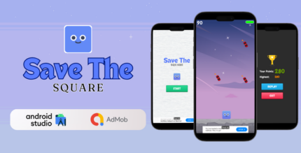 Save The Square (Admob + Android Studio)