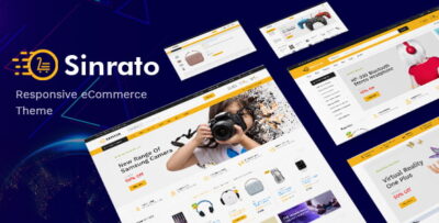 Sinrato - Mega Shop OpenCart Theme (Included Color Swatches)